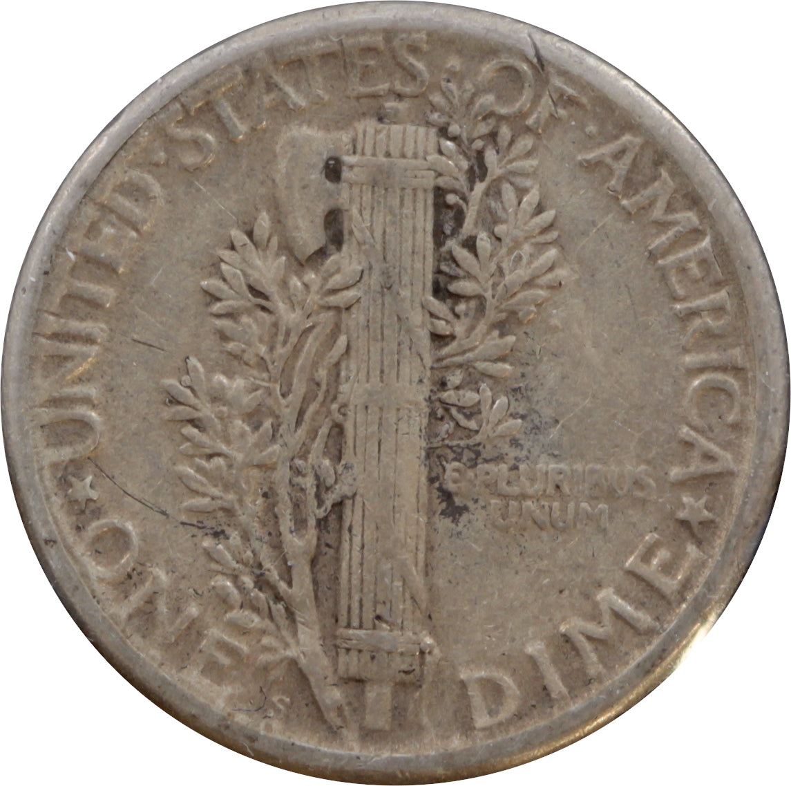 1918 S USA Dime VF-EF (VF30)