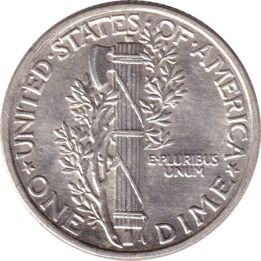 1943 USA Dime UNC+ (MS62)