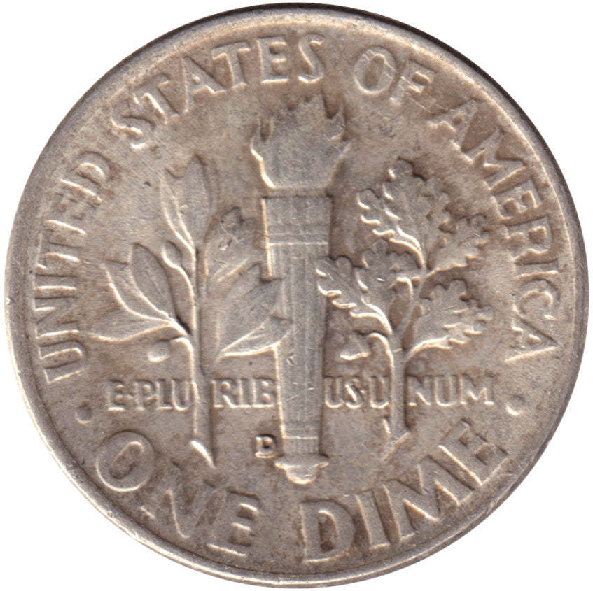 1952 D USA Dime Brilliant Uncirculated (MS63)