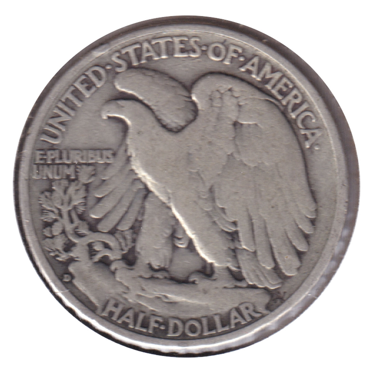 1938 D USA Half Dollar VG-F (VG10) $