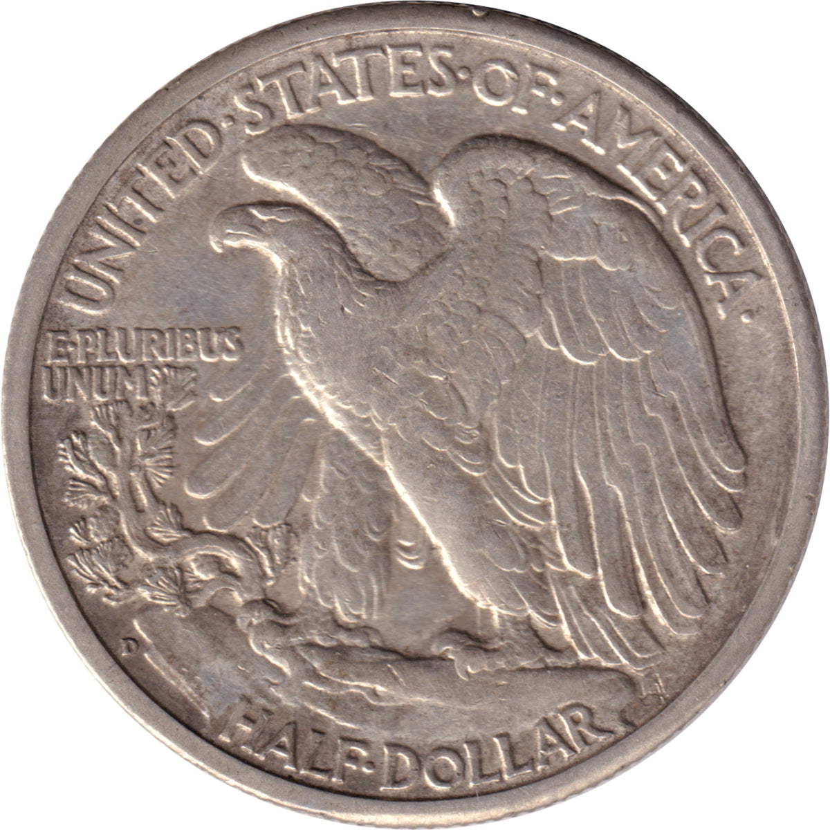 1944 D USA Half Dollar EF-AU (EF45)