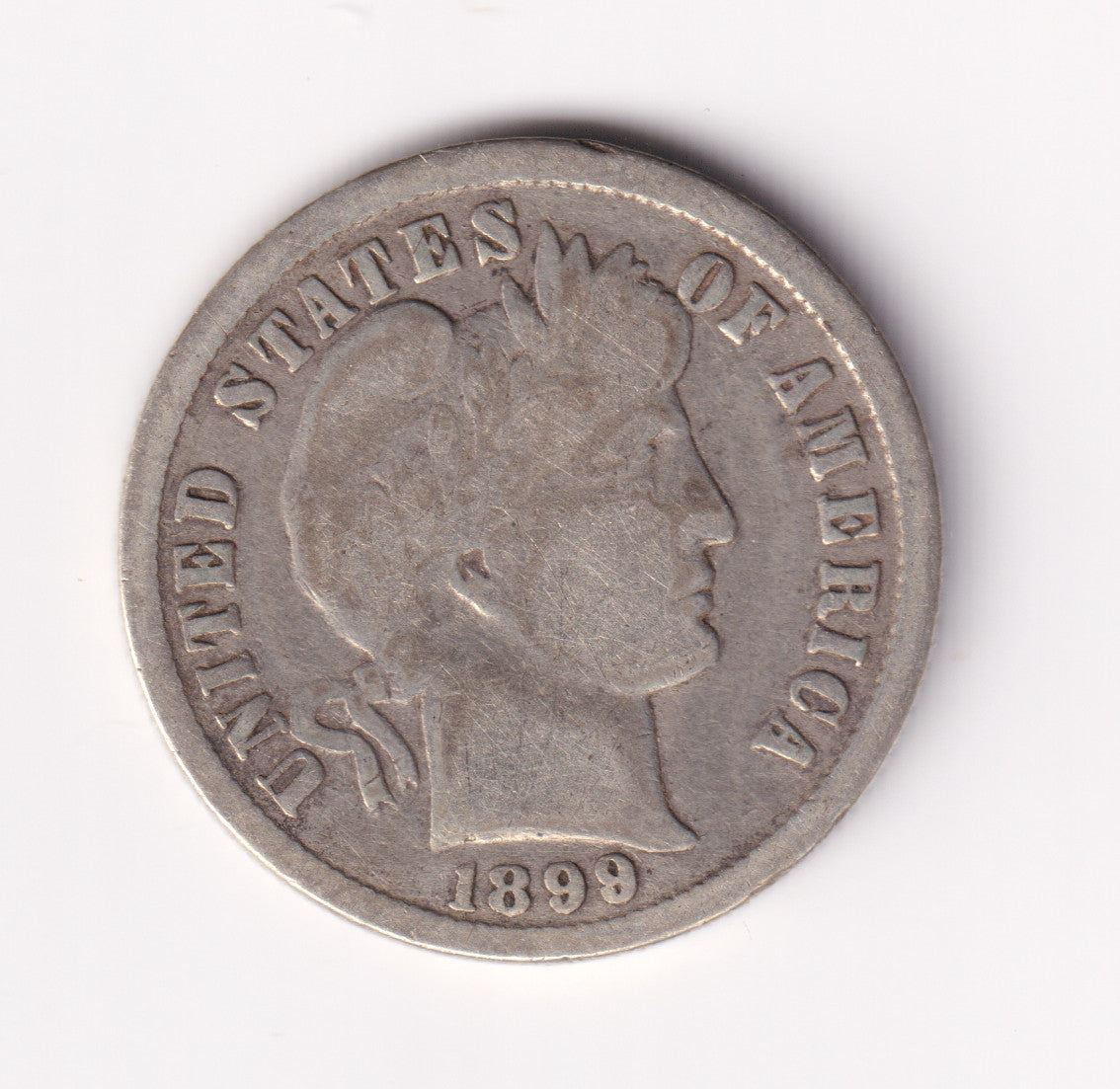 1899 USA Dime VG-F (VG10)