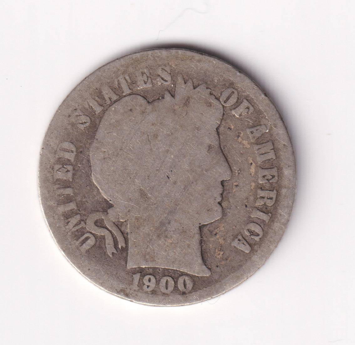 1900 S USA Dime About Good (AG3)