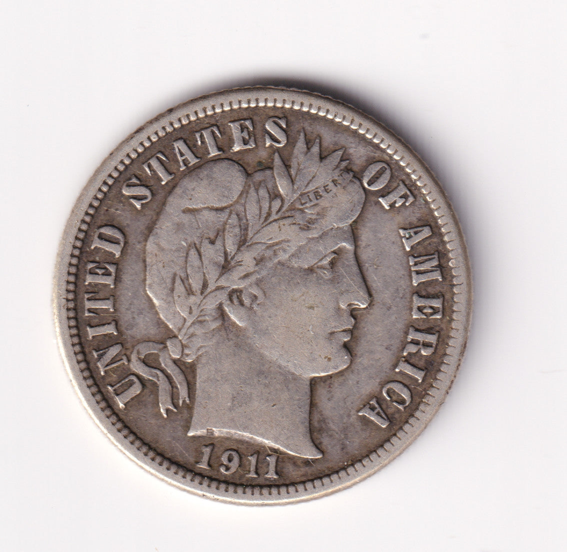 1911 S USA Dime VF-EF (VF30)