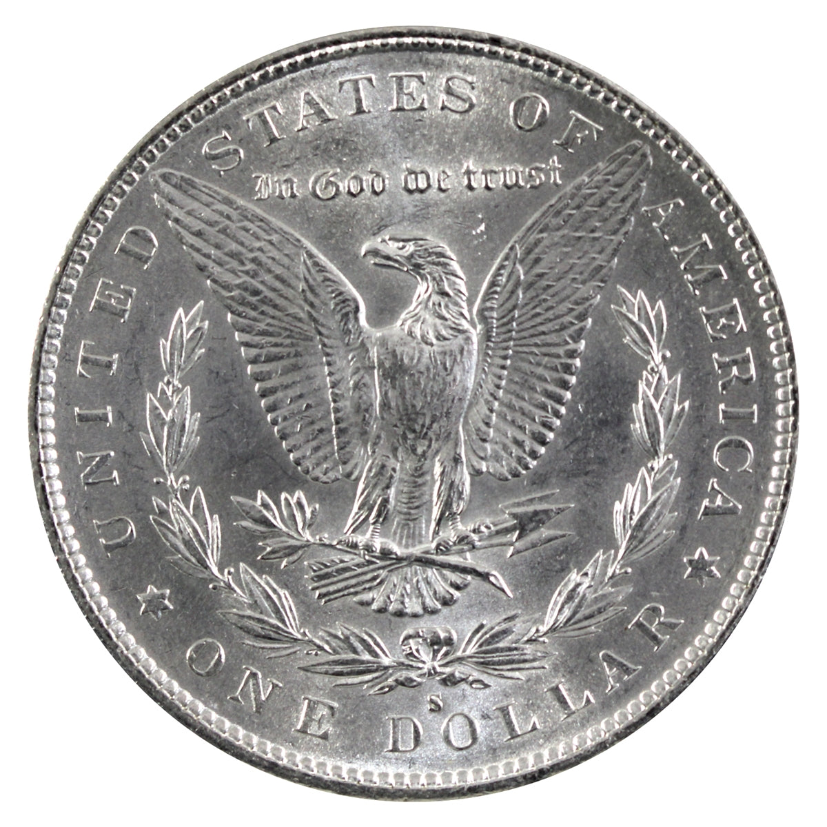 1890 S USA Dollar Brilliant Uncirculated (MS63) $