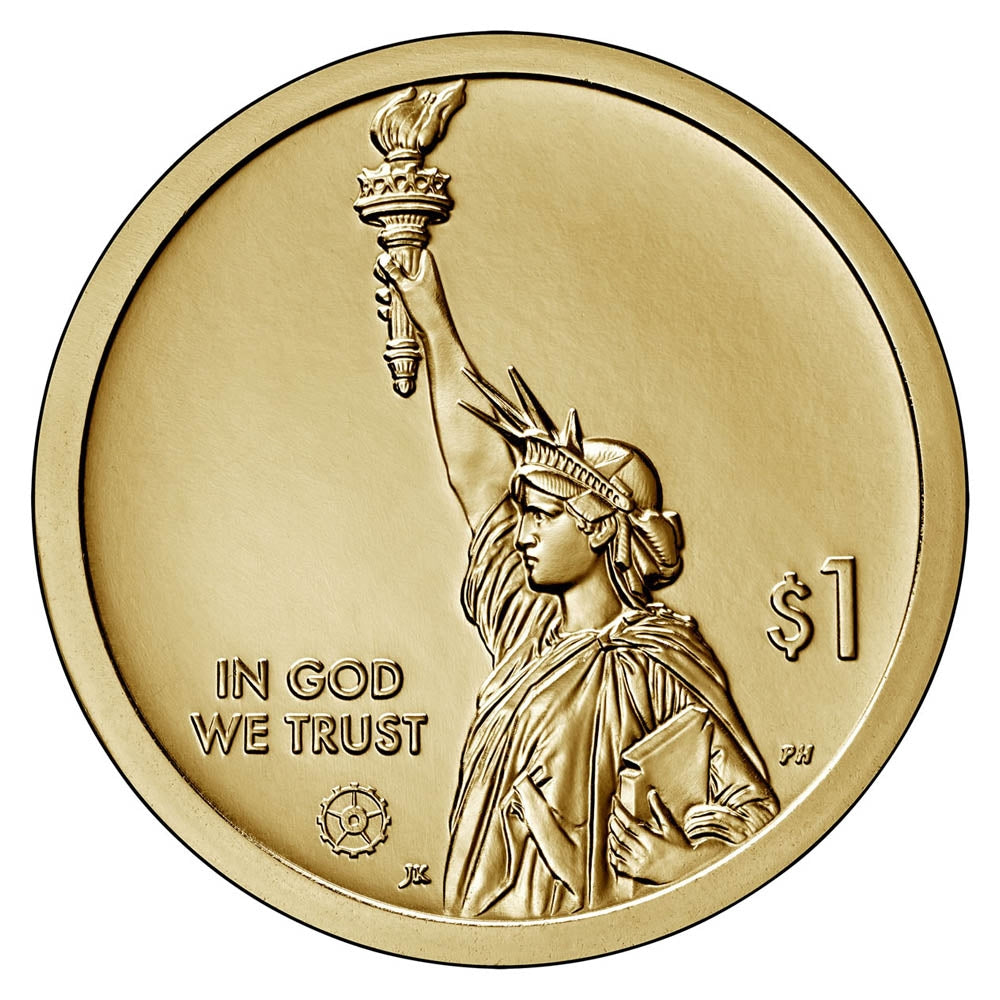 2020-D Connecticut USA American Innovation Dollar Brilliant Uncirculated (MS63)