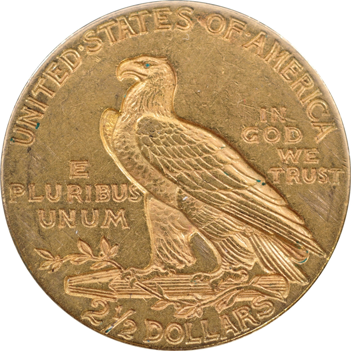 1915 USA $2.50 Gold Quarter Eagle EF-AU (EF45)