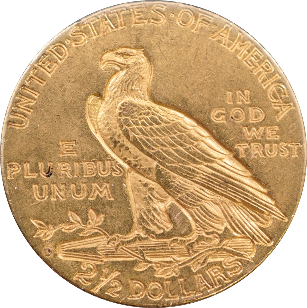 1925 D USA $2.50 Gold Quarter Eagle AU-UNC (AU55)