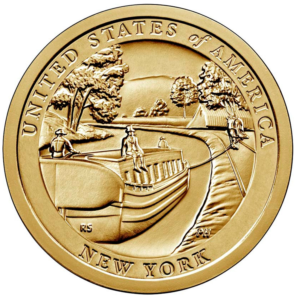 2021-P New York USA American Innovation Dollar Brilliant Uncirculated (MS-63)