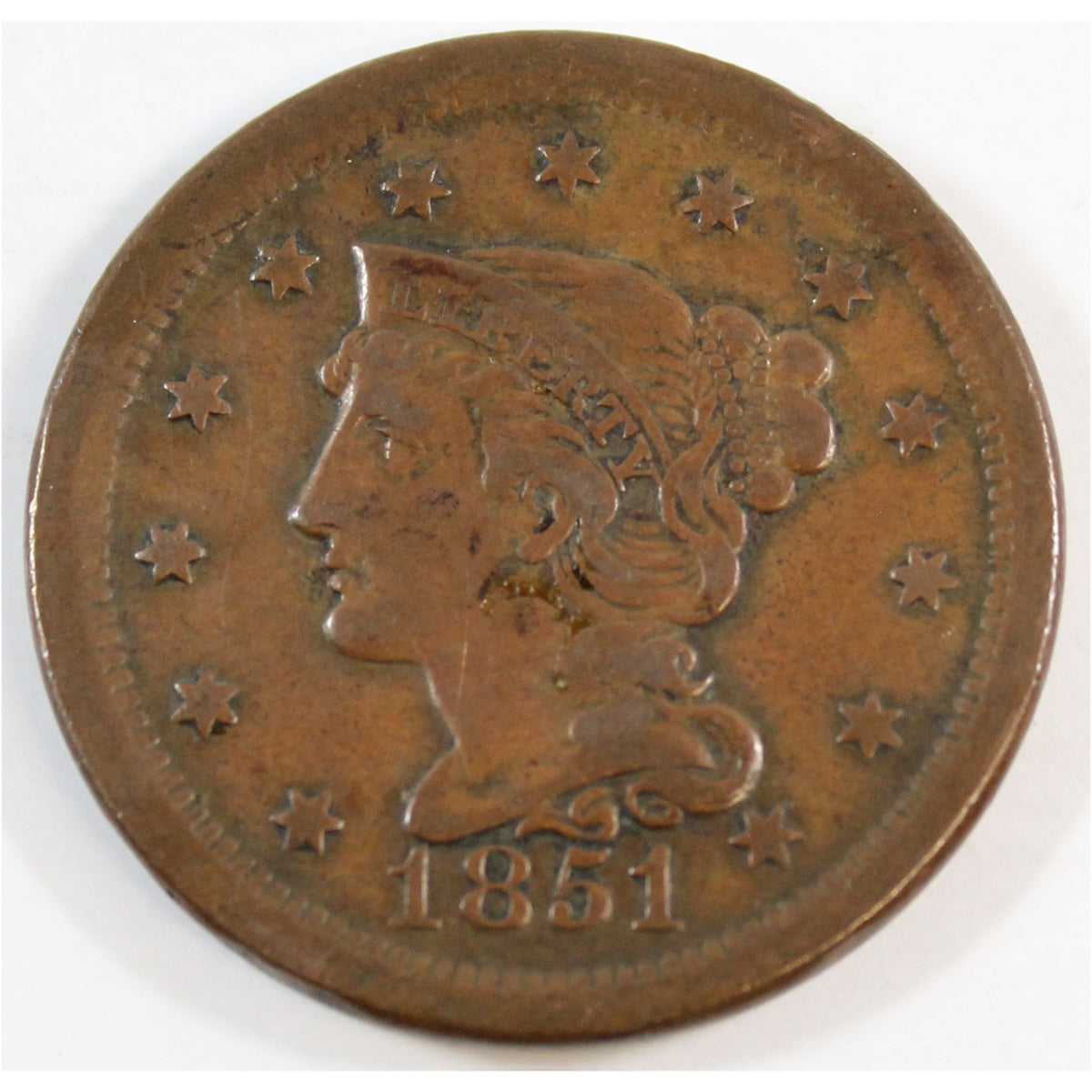 1851 USA Cent VF-EF (VF-30) $