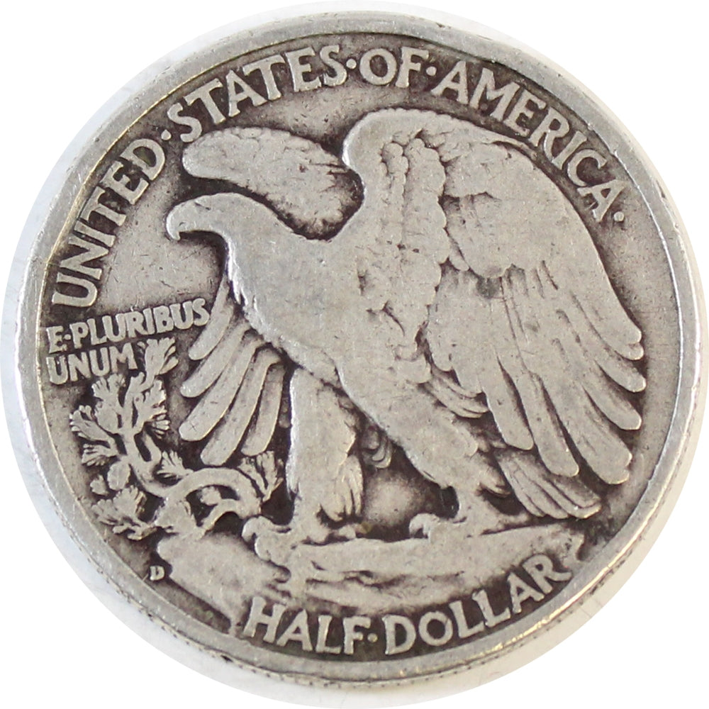1943 D USA Half Dollar Circulated