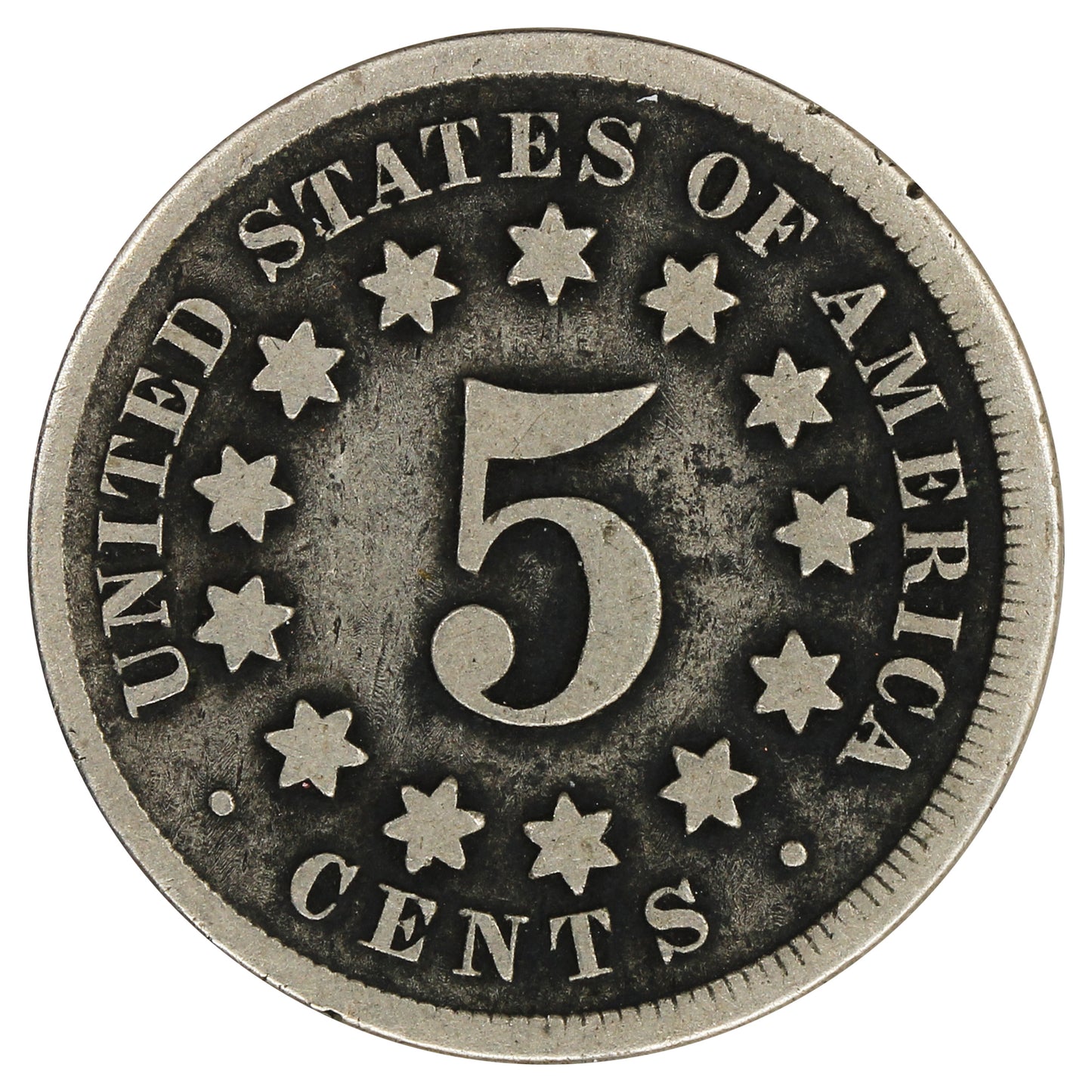 1869 USA Nickel Very Good (VG8)