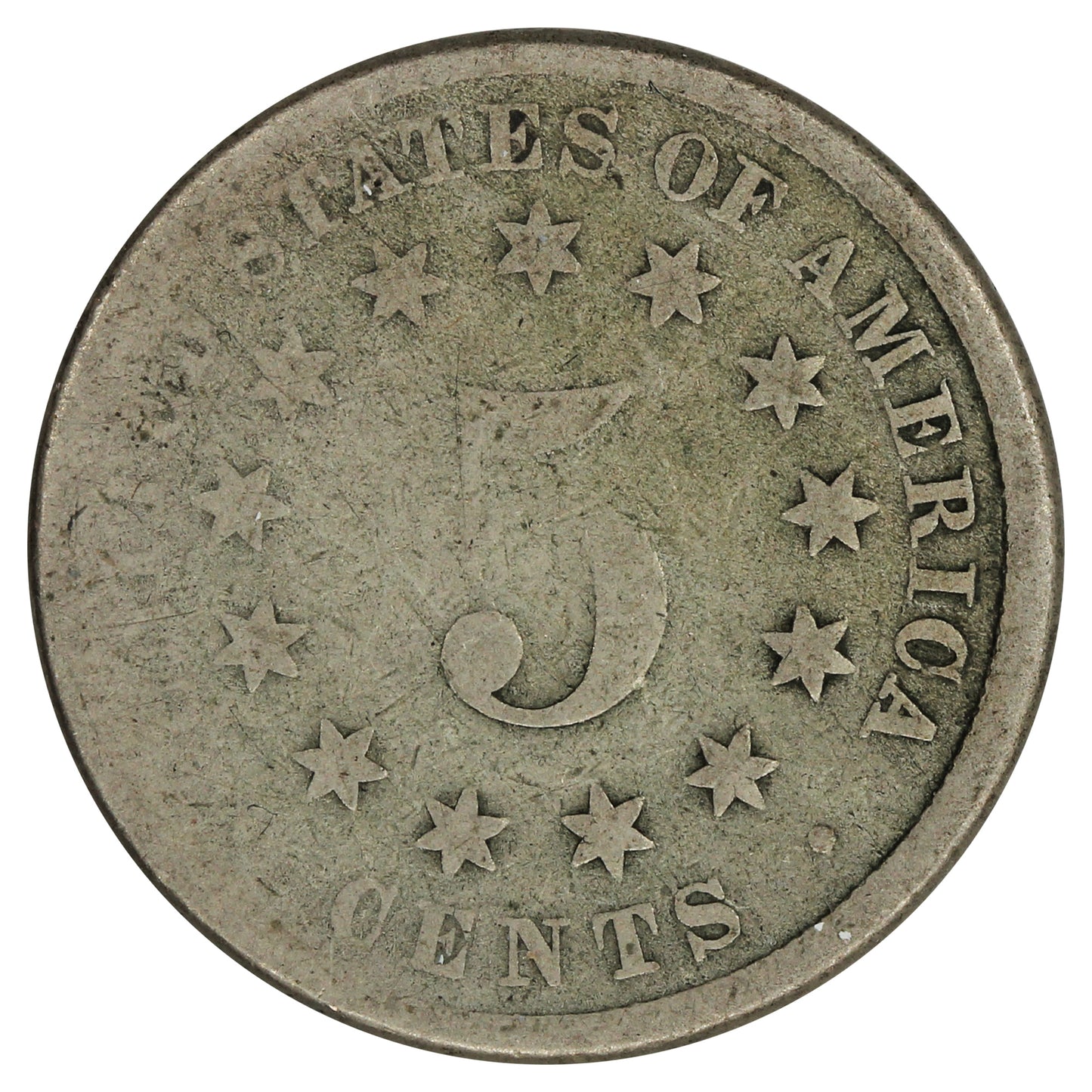 1882 USA Nickel About Good (AG3)