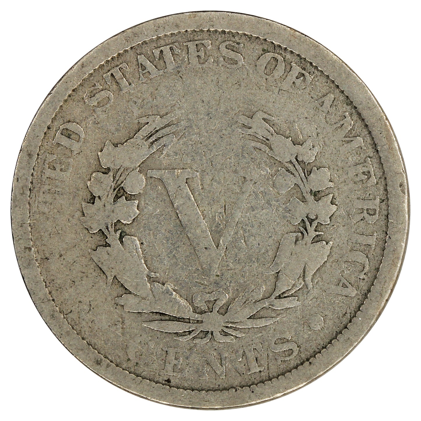1892 USA Nickel About Good (AG3)
