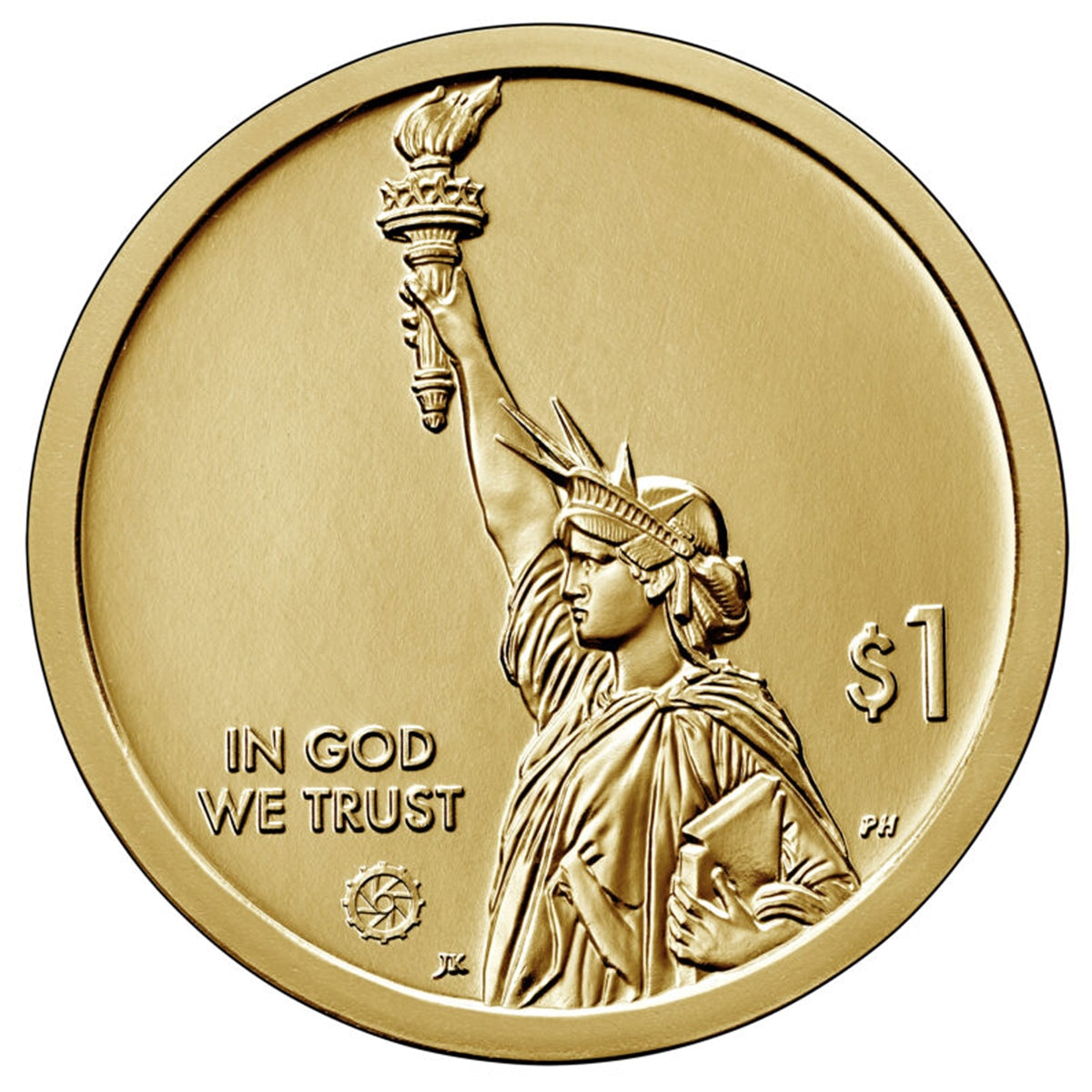 2021-D New Hampshire USA American Innovation Dollar Brilliant Uncirculated (MS63)