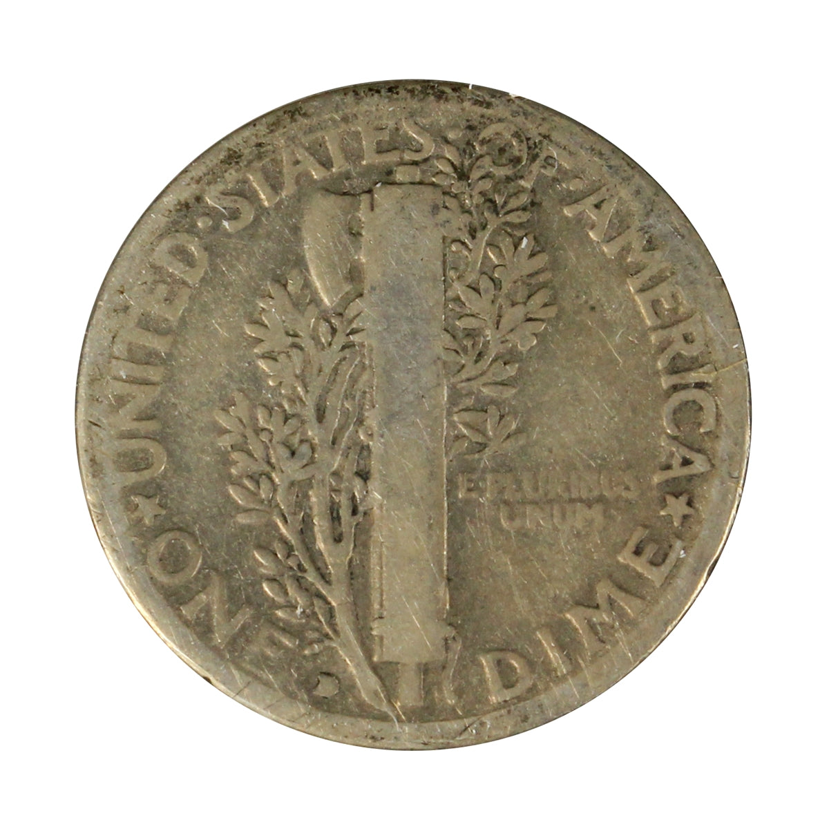 1929 D USA Dime Circulated