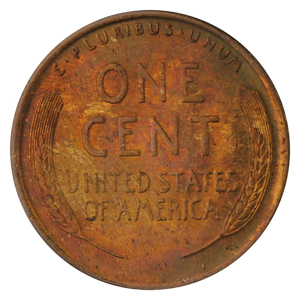 1910 USA Cent Choice Brilliant Uncirculated (MS64) $ Red & Brown