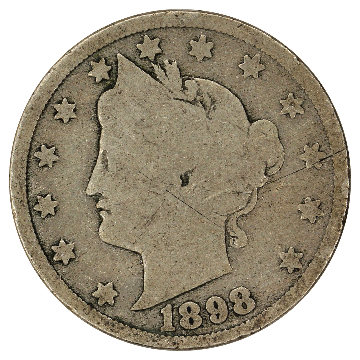 1898 USA Nickel Good (G4)