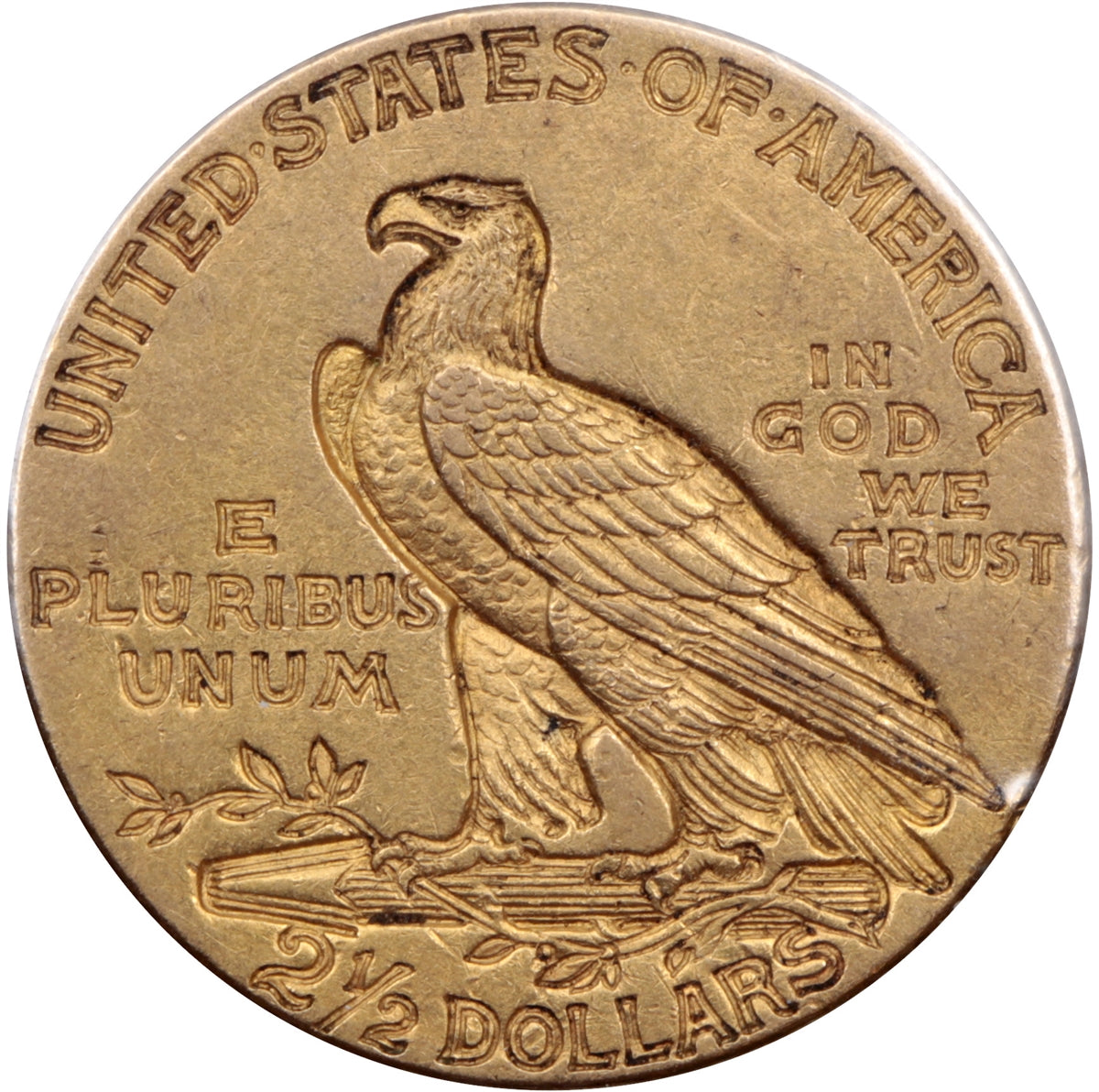 1913 USA $2.50 Gold Quarter Eagle EF-AU (EF45)