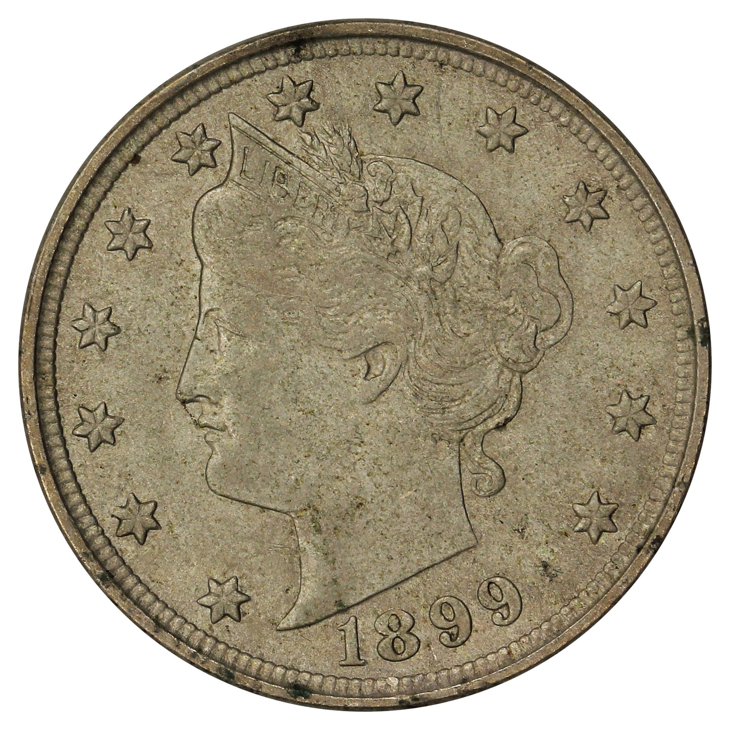 1899 USA Nickel Extra Fine (EF40)