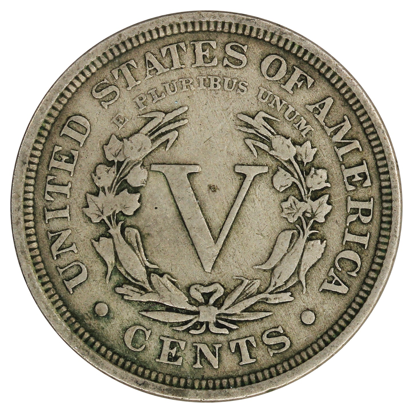 1900 USA Nickel F-VF (F15)