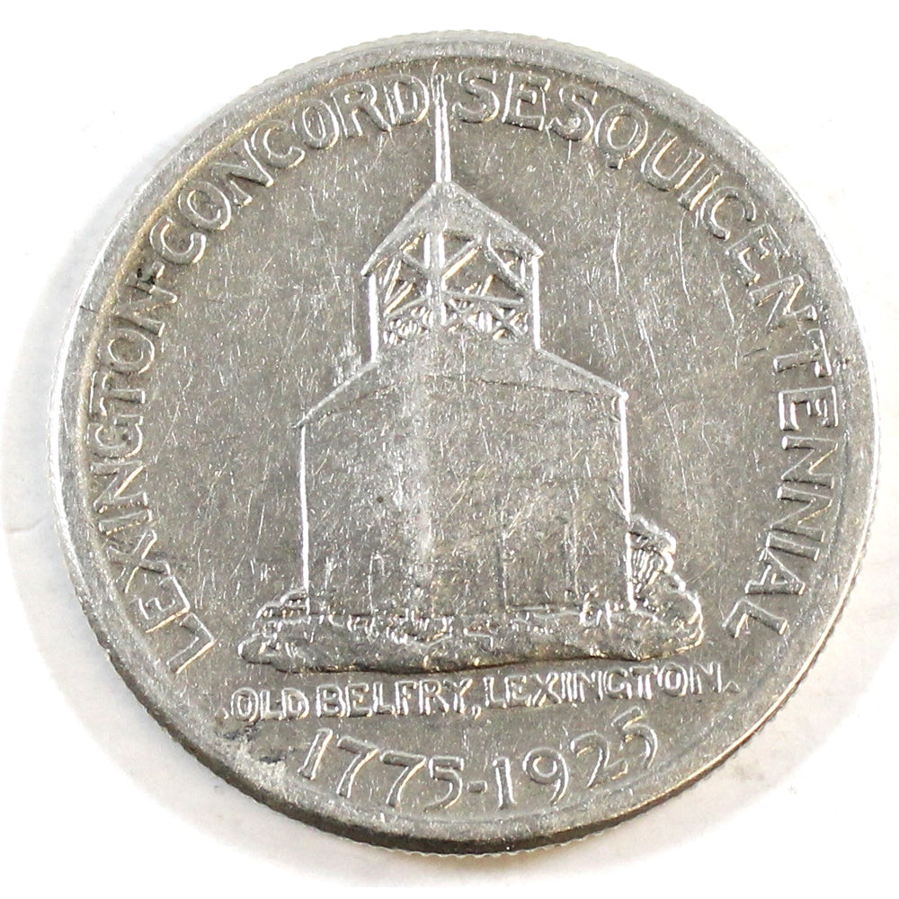 1925 Lexington Concord Sesquicentennial USA Half Dollar VF-EF (VF30) $