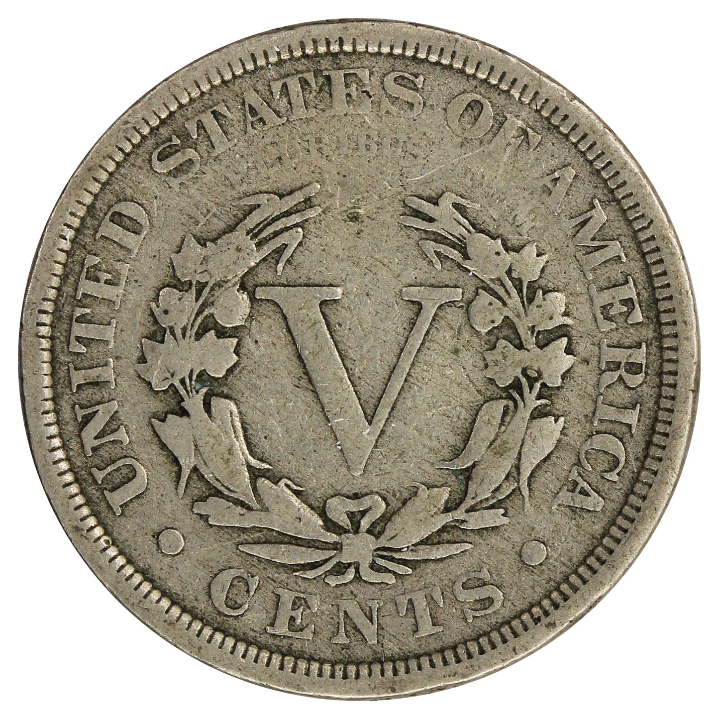 1905 USA Nickel Very Good (VG8)