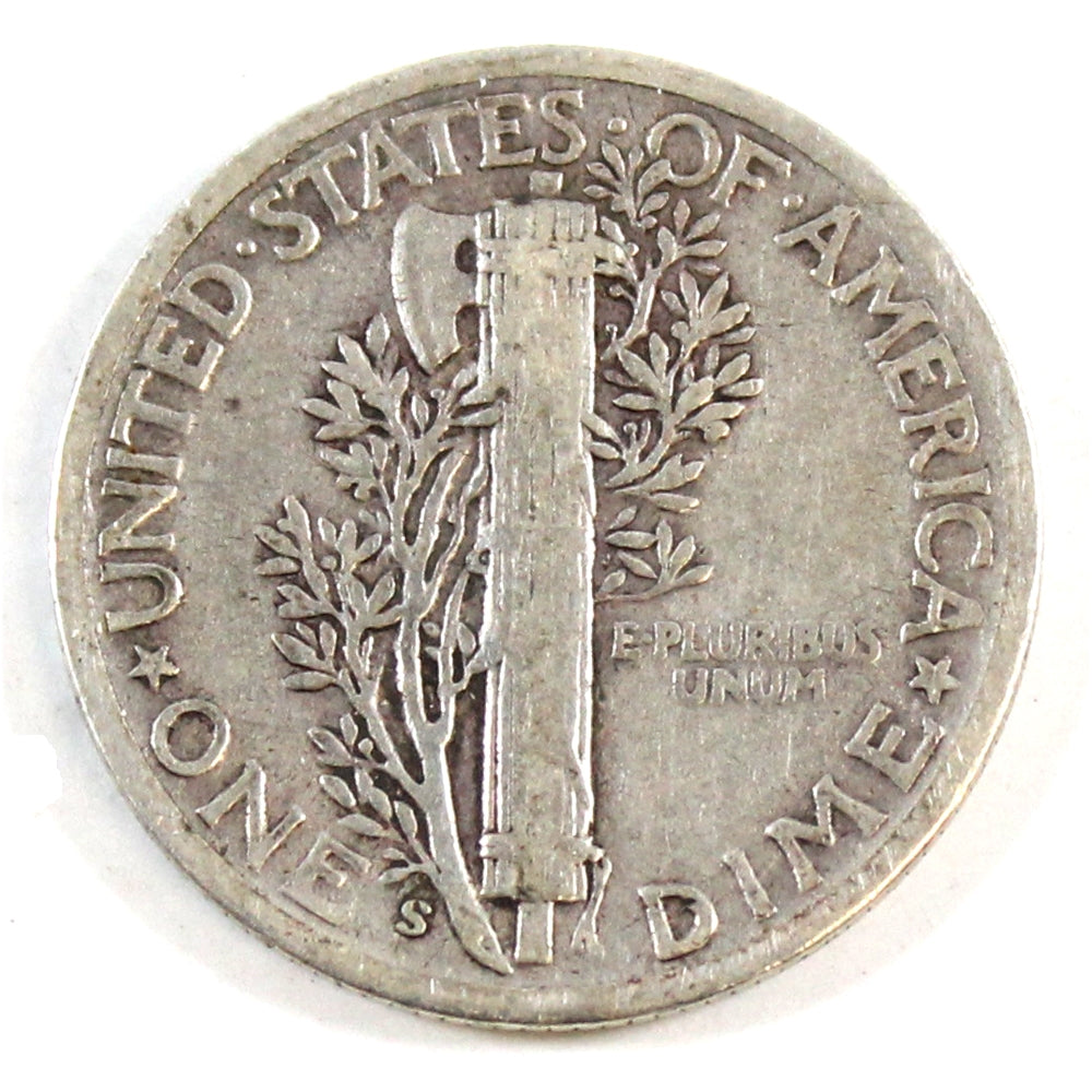 1945 S USA Dime Circulated