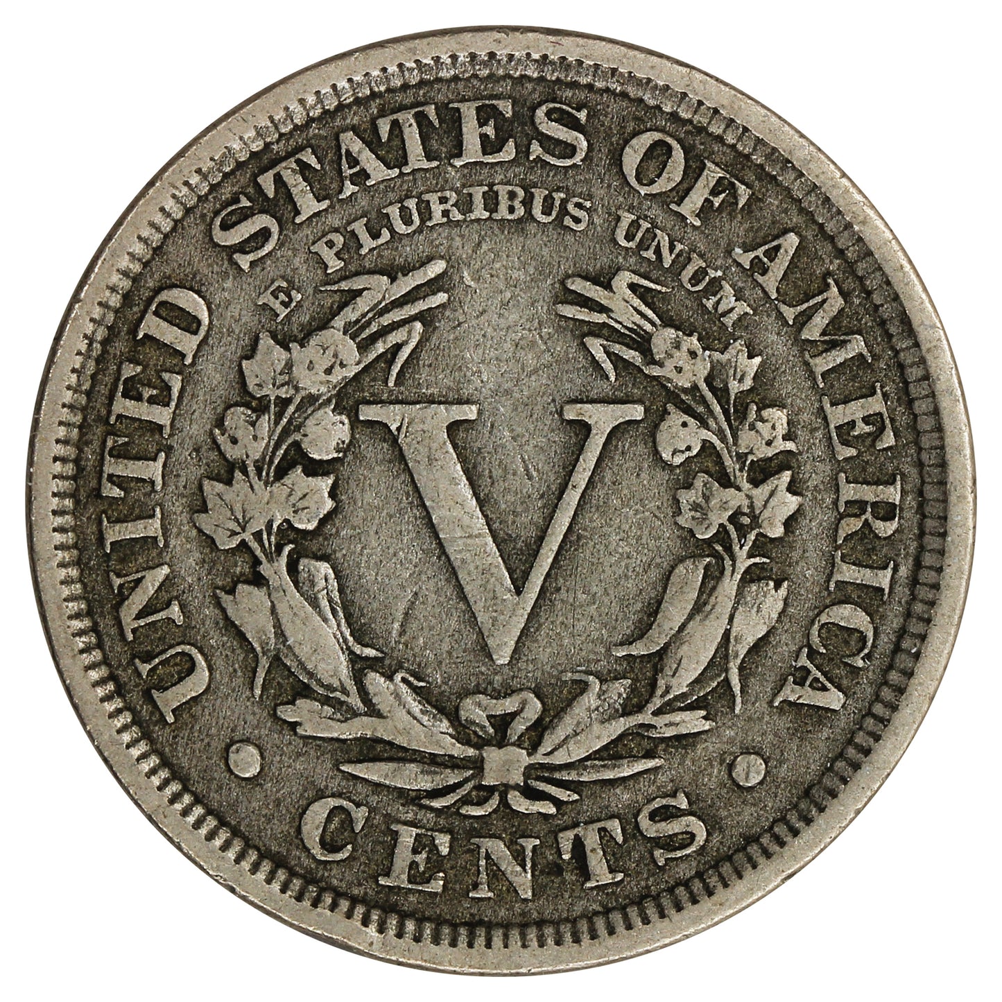 1908 USA Nickel Fine (F12)