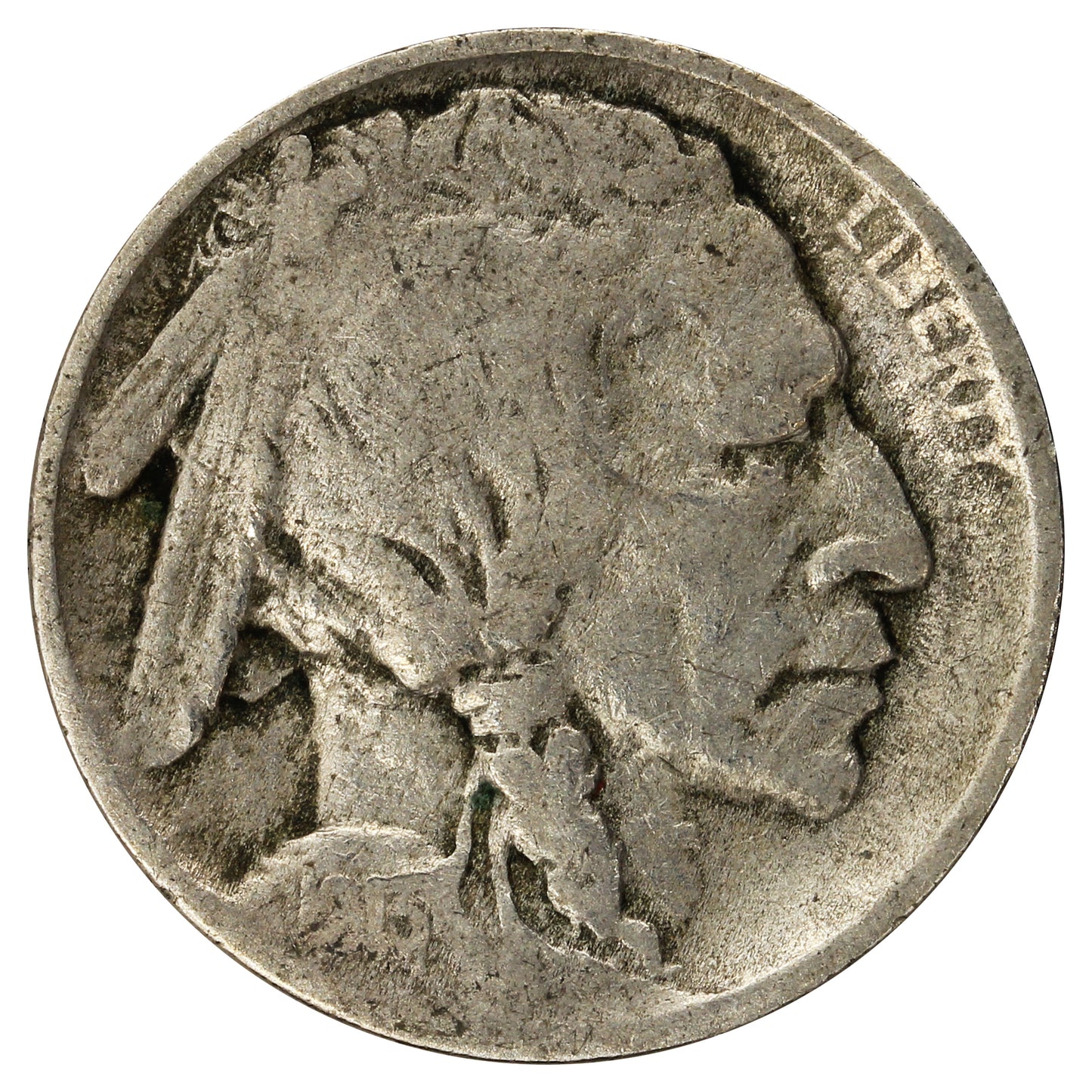 1913 Var. 1 Raised Ground USA Nickel G-VG (G6)