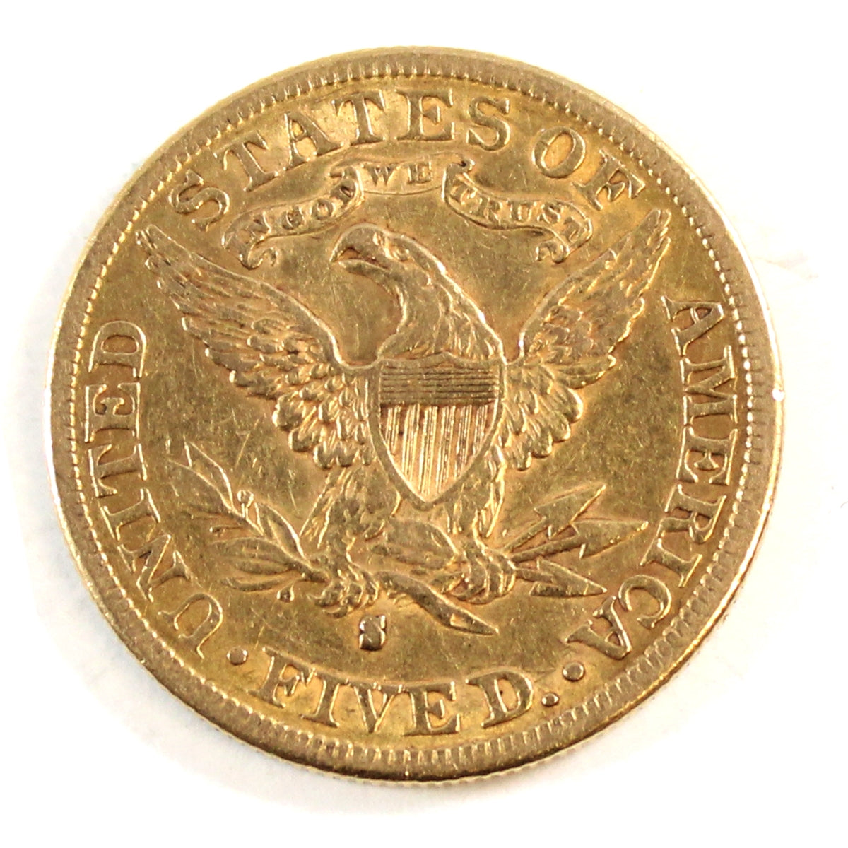 1886 S USA $5.00 Gold Extra Fine (EF40) $
