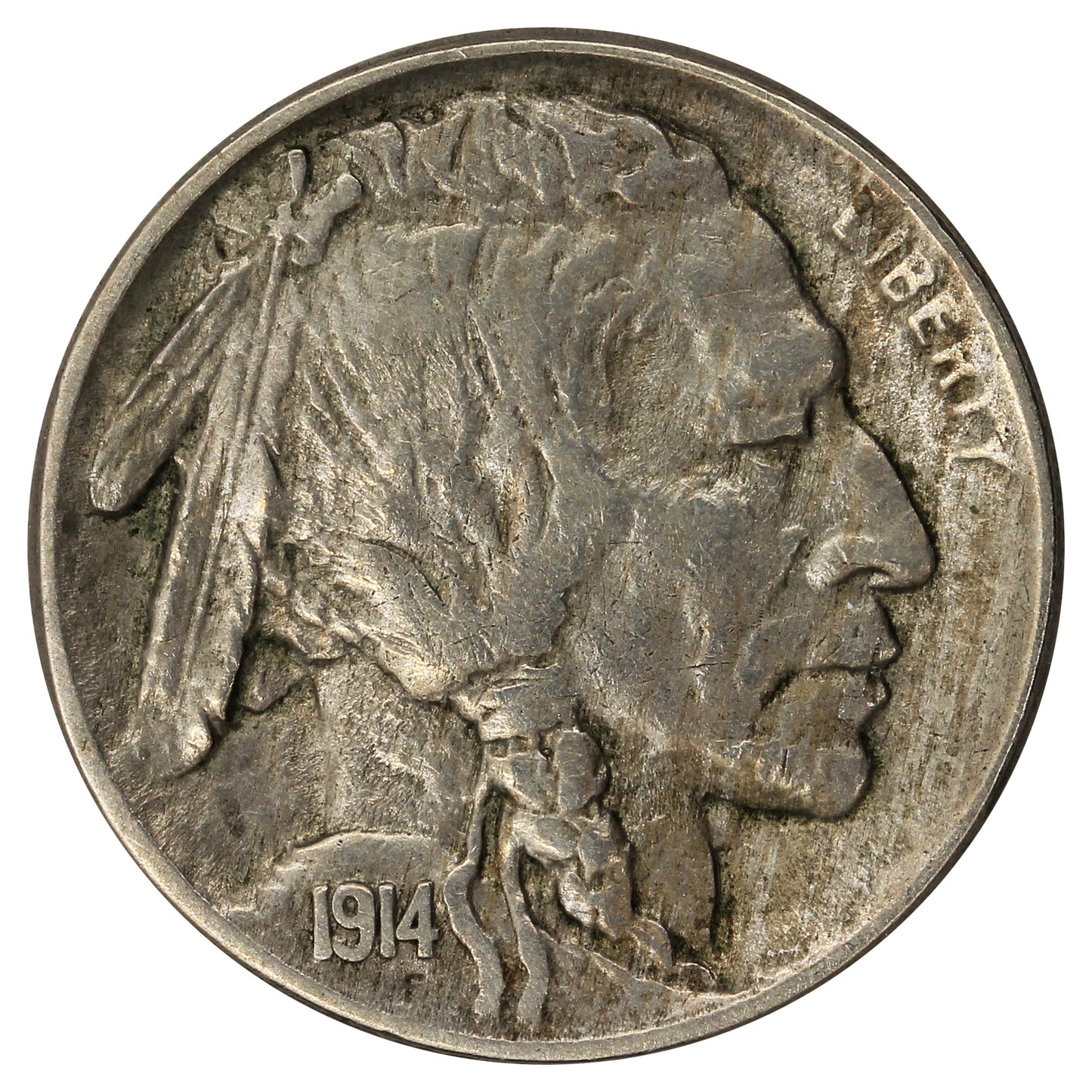 1914 USA Nickel Extra Fine (EF40)