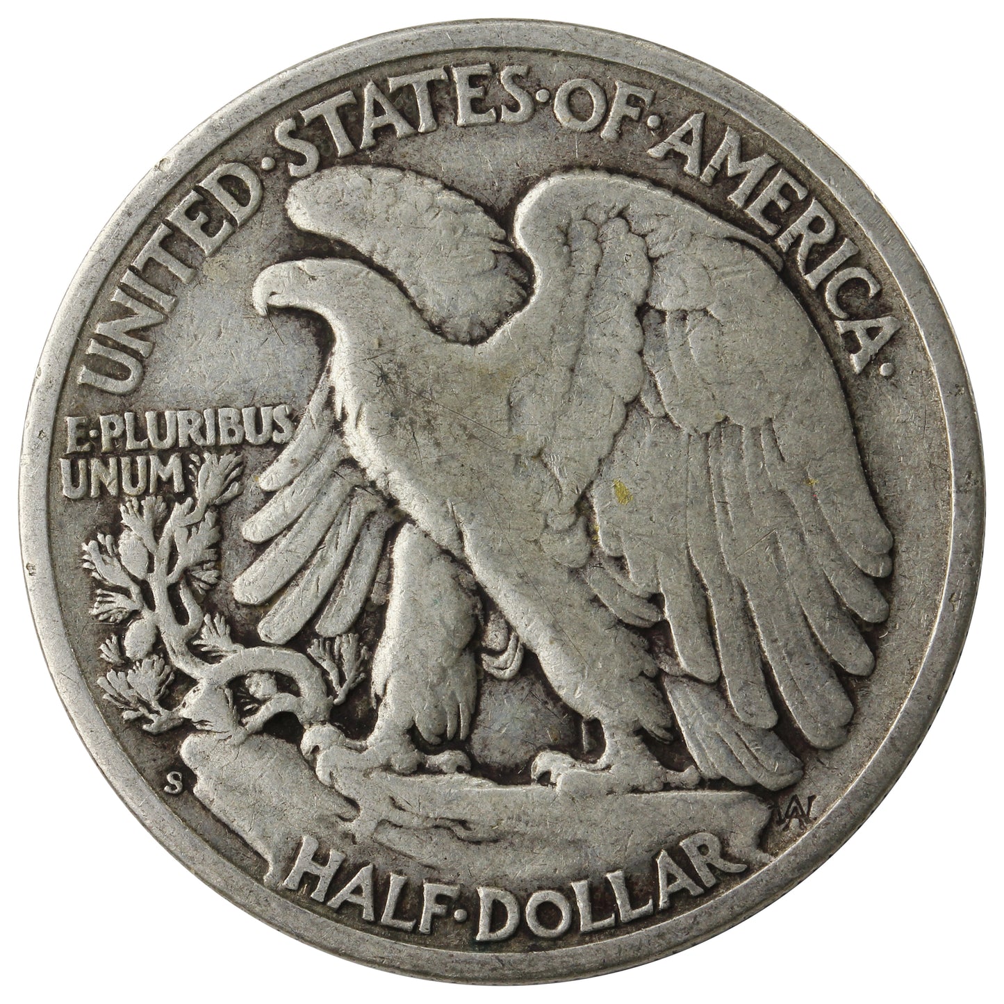 1942 S USA Half Dollar Circulated