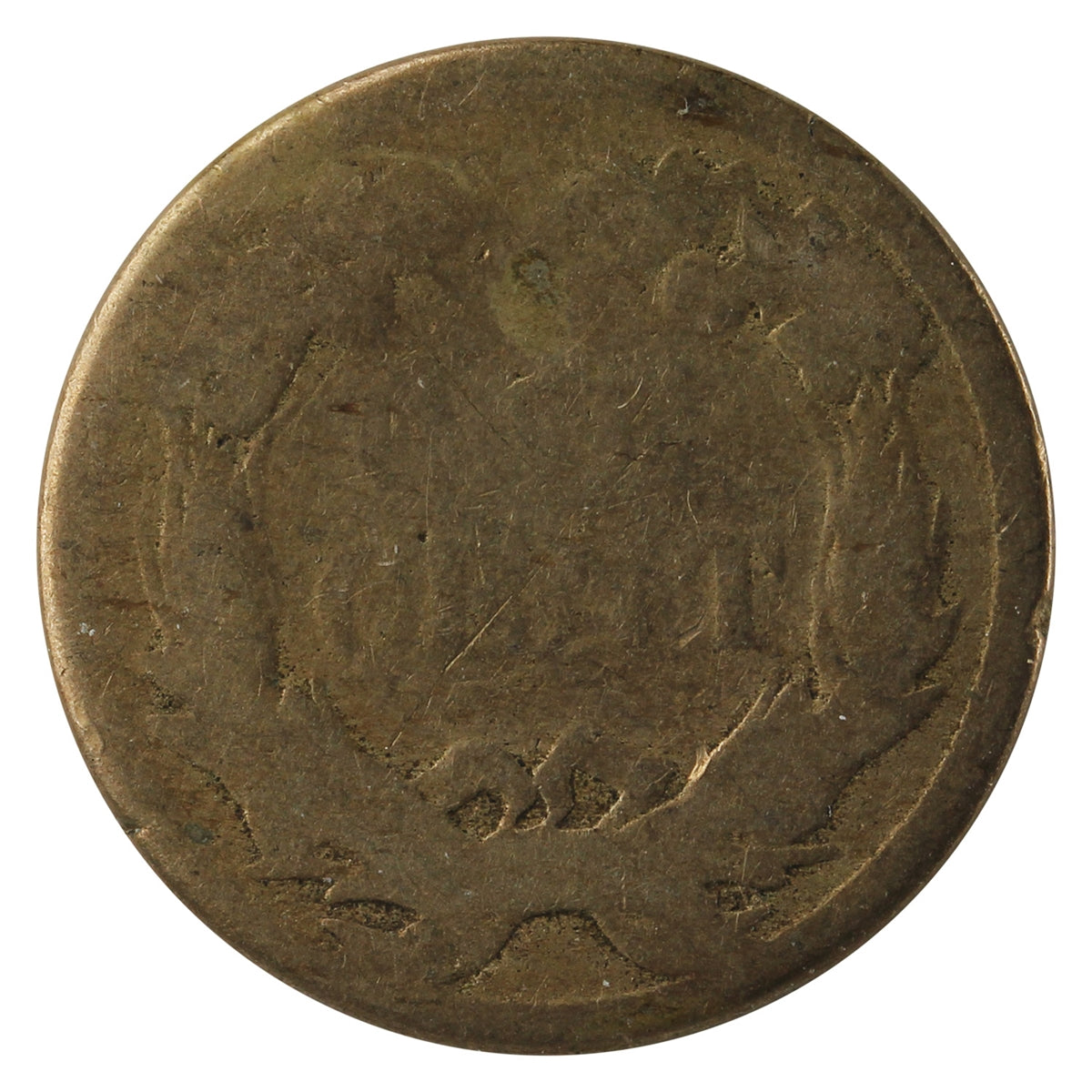 1858 Large Letters USA Cent Filler