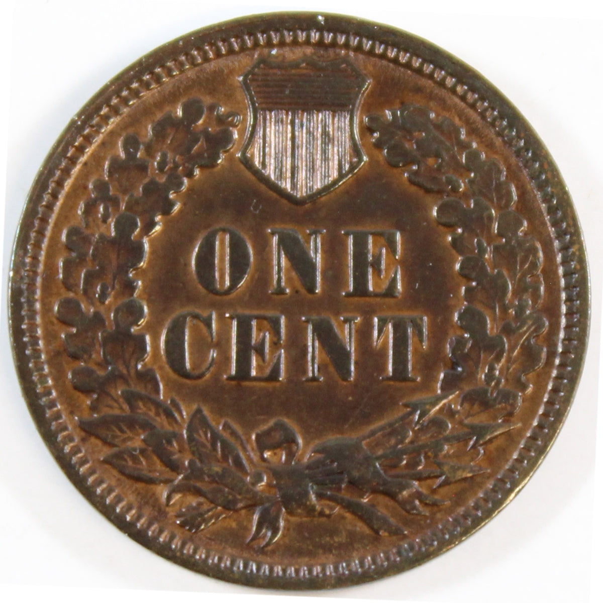 1886 Feather Between C & A USA Cent Extra Fine (EF40) $