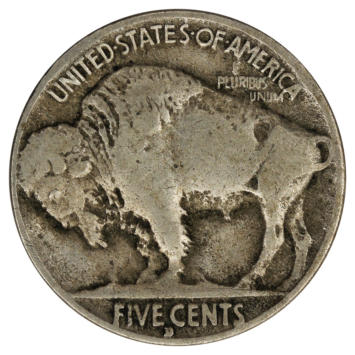 1916 D USA Nickel Fine (F12)