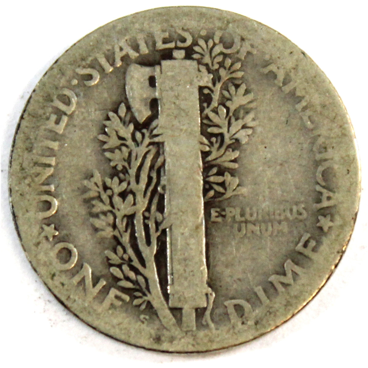1920 S USA Dime About Good (AG3)