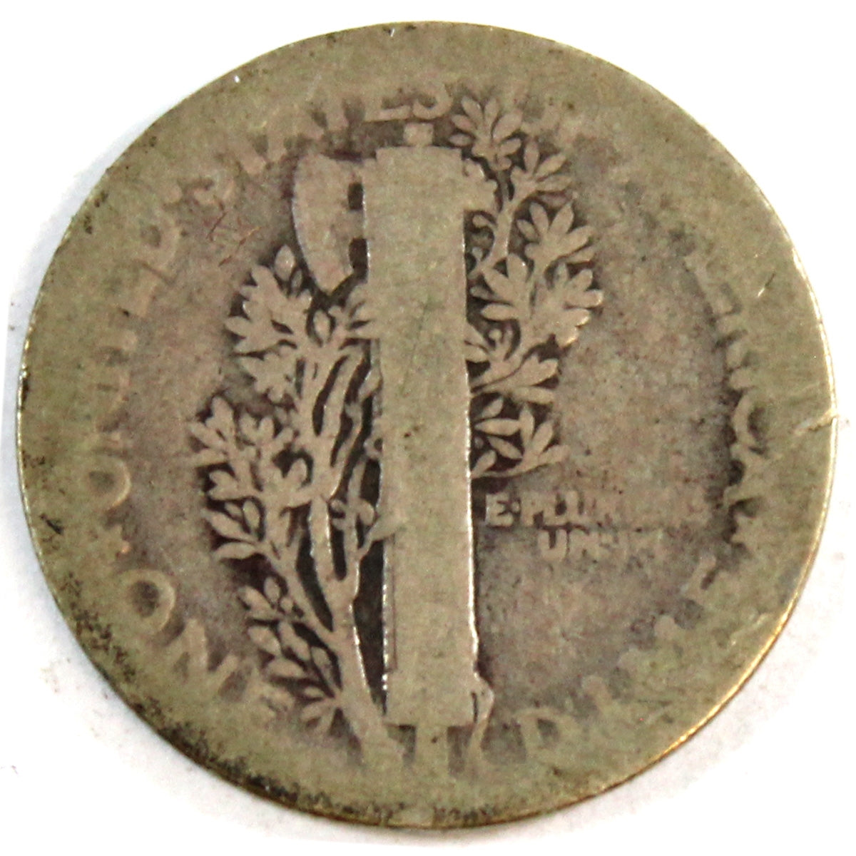 1921 USA Dime About Good (AG3)