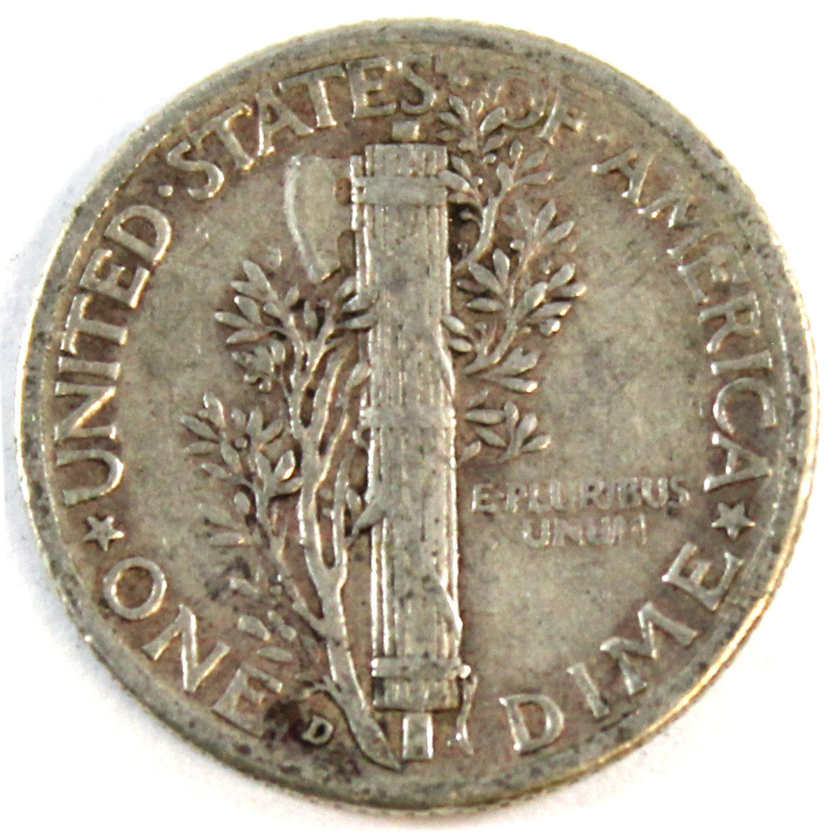 1936 D USA Dime Very Fine (VF20)