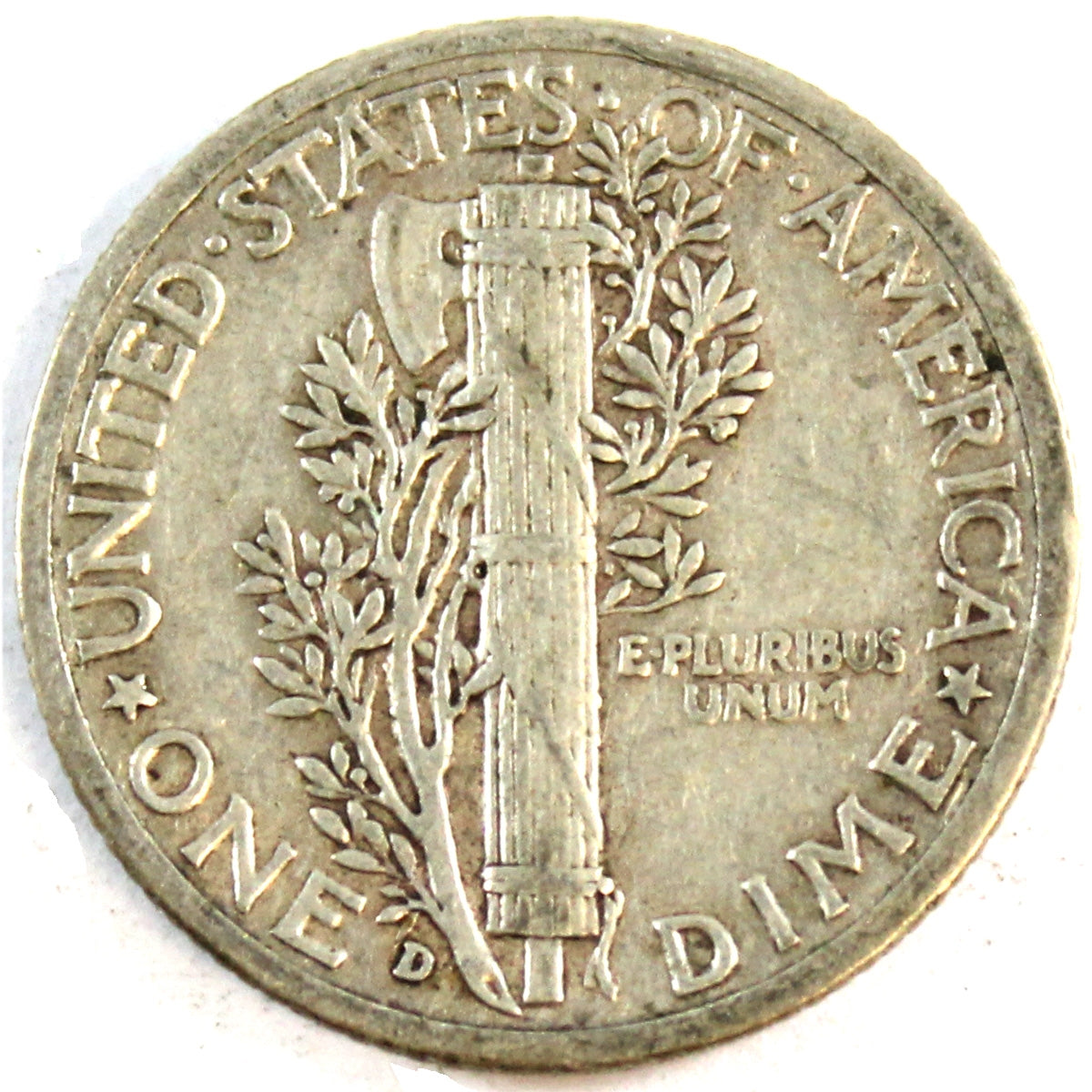 1942 D USA Dime Very Fine (VF20)