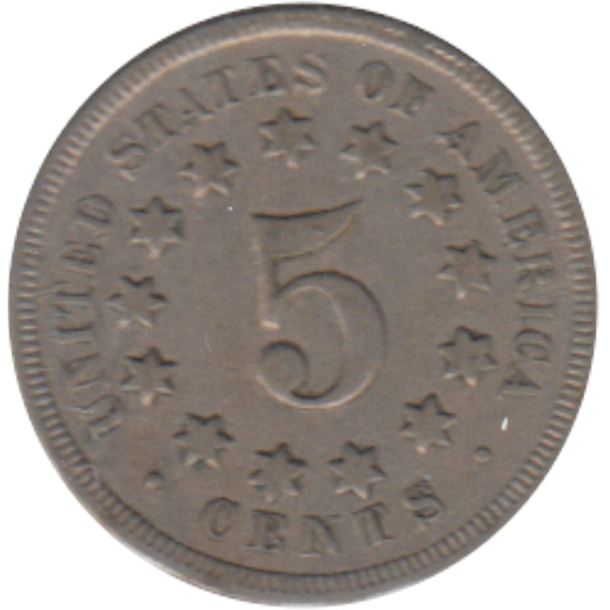 1869 USA Nickel Very Fine (VF20)