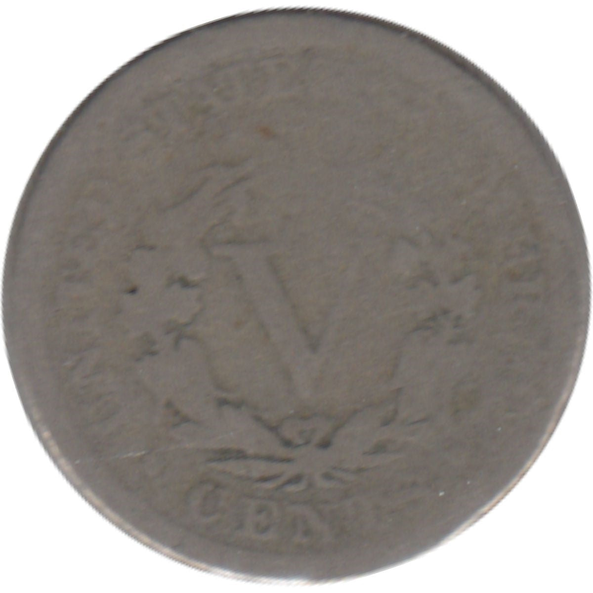 1883 With Cents USA Nickel About Good (AG3)