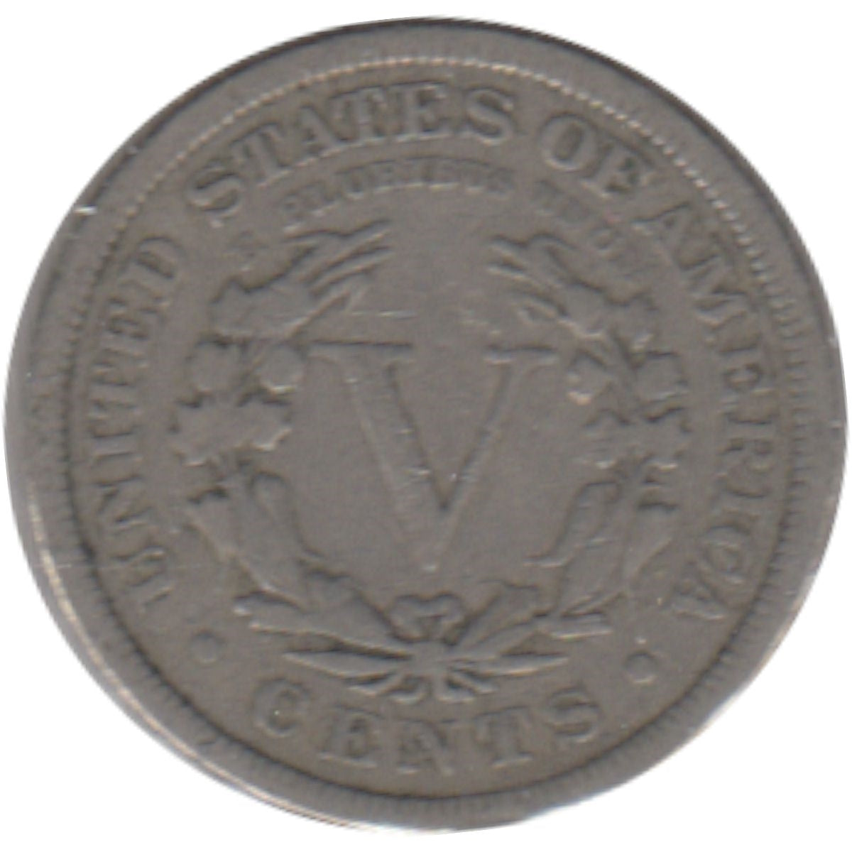 1897 USA Nickel Very Good (VG8)