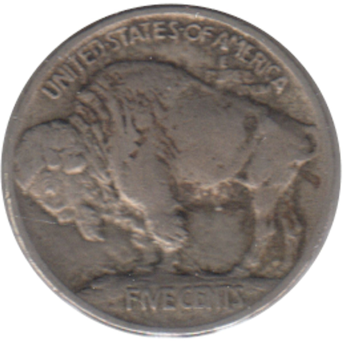 1913 Var. 1 Raised Ground USA Nickel VF-EF (VF30)