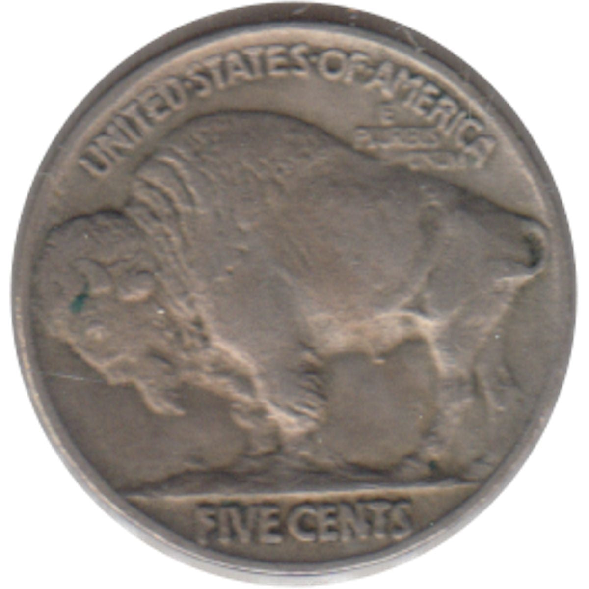 1913 Var. 2 Recessed Ground USA Nickel Extra Fine (EF40)