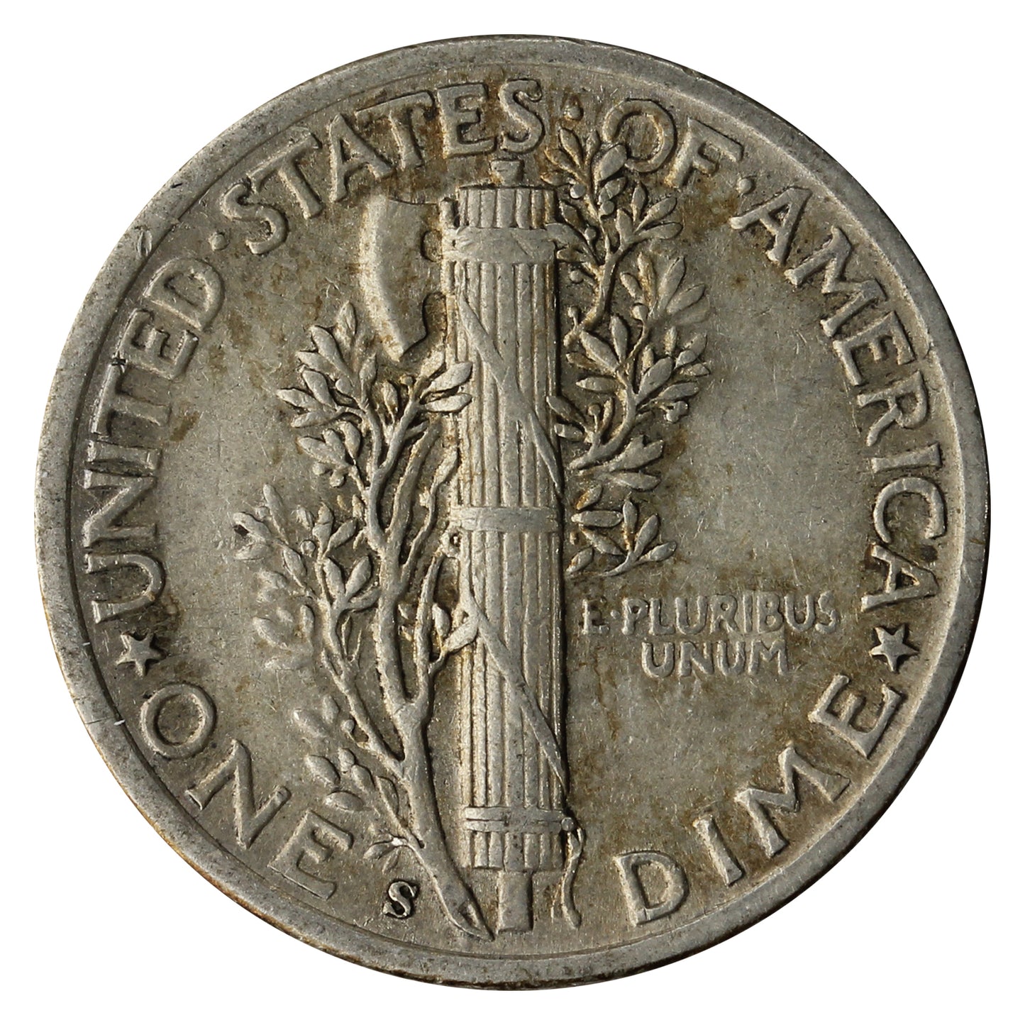1943 S USA Dime VF-EF (VF30)