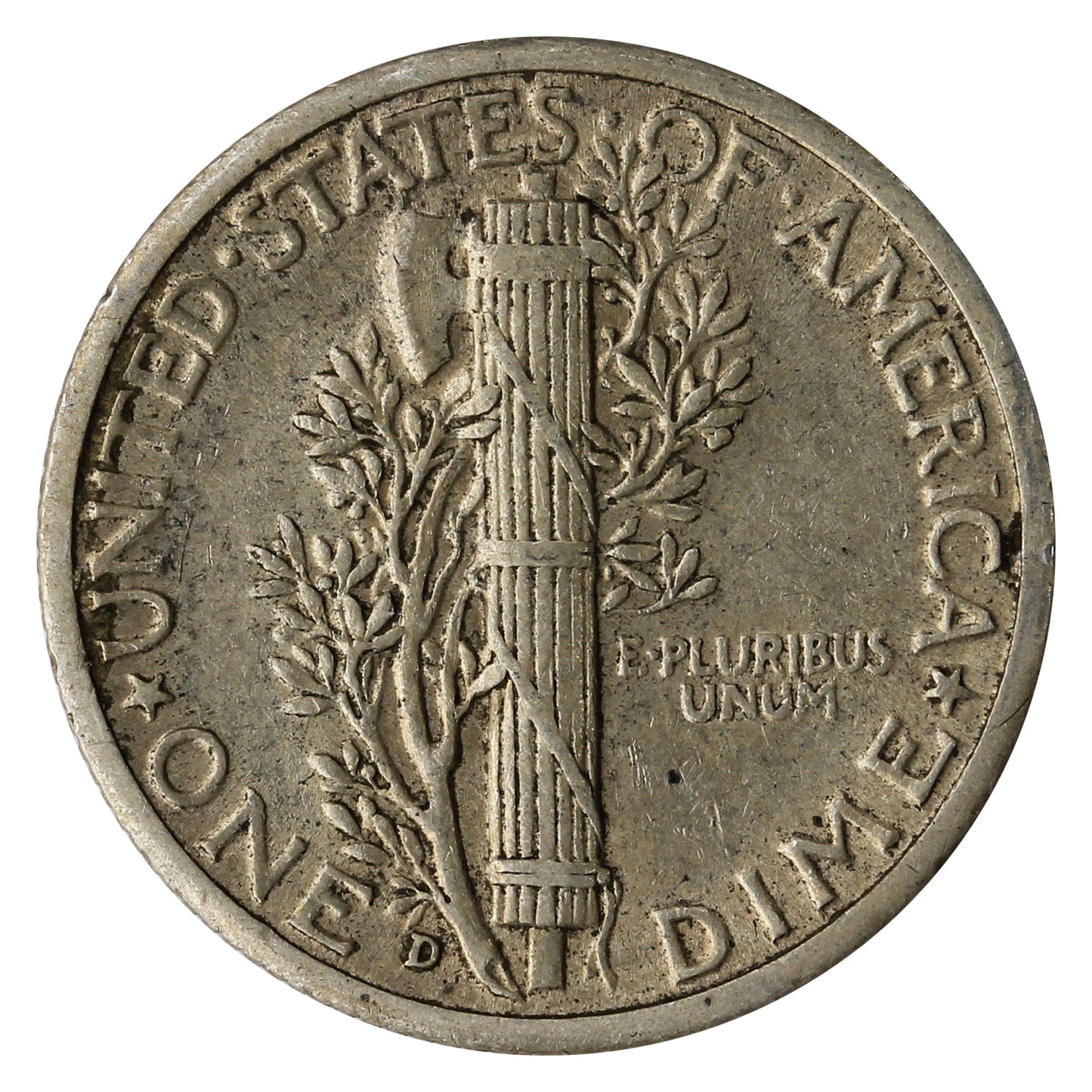1944 D USA Dime EF-AU (EF45)