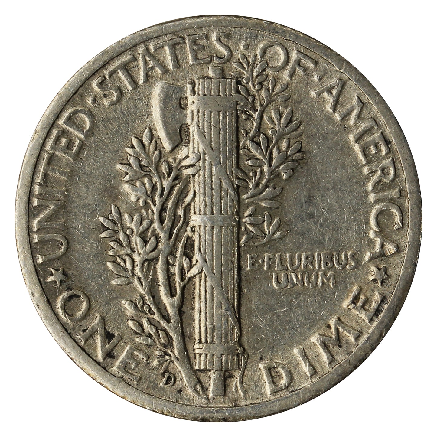 1944 D USA Dime VF-EF (VF30)