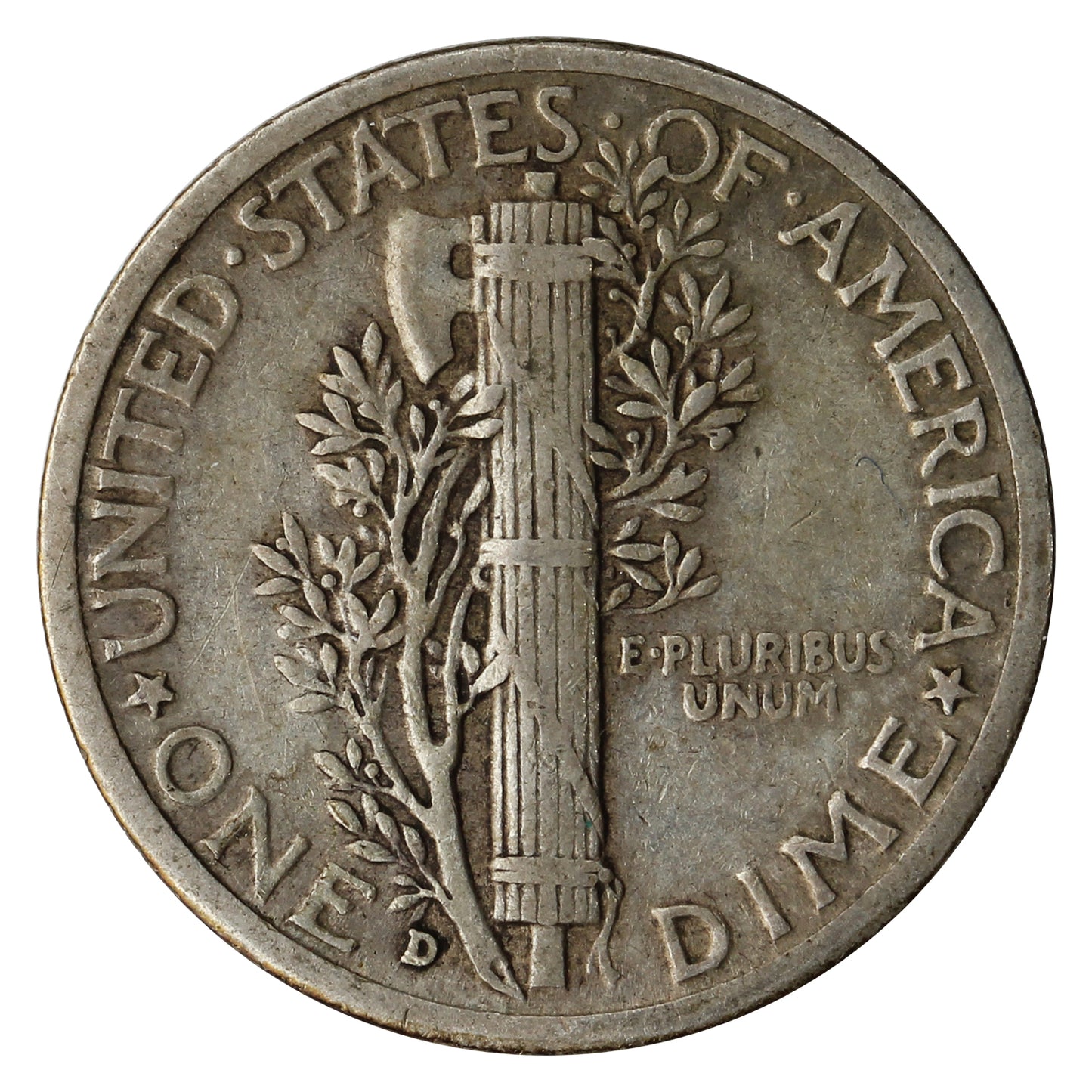 1944 D USA Dime Very Fine (VF-20)