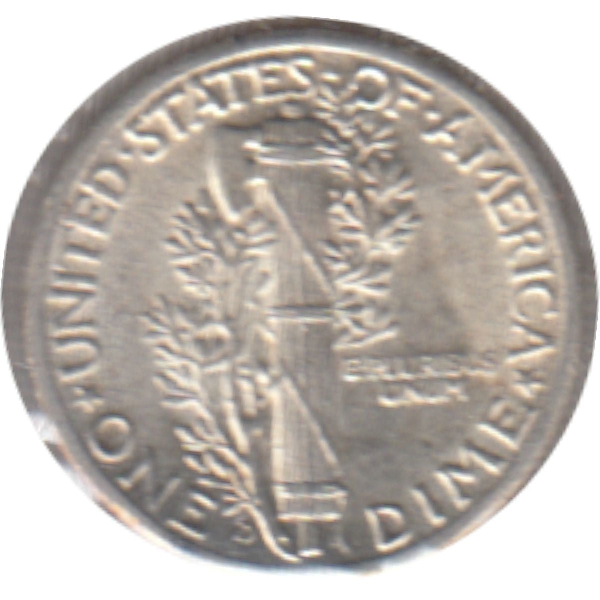1945 D USA Dime Almost Uncirculated (AU50)